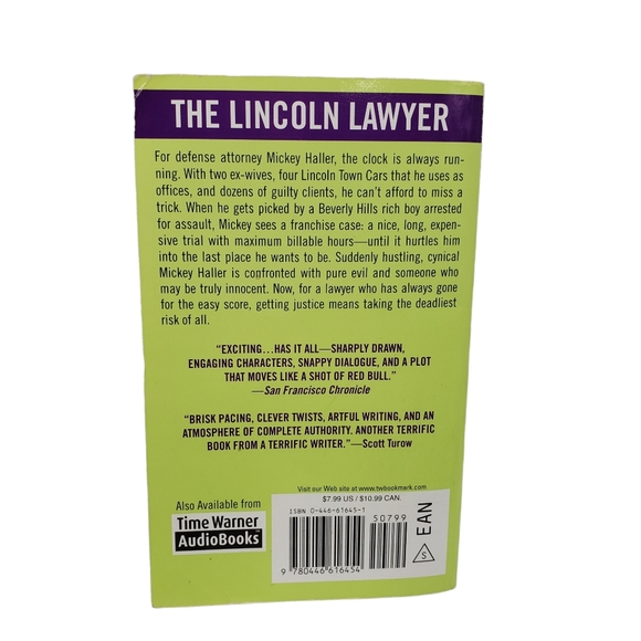 3/$12 Michael Connelly Lincoln Lawyer Paperback Book - Picture 3 of 6